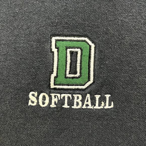 Vintage Nike Dartmouth College Hoodie Sweatshirt Adult Small Black Center Swoosh - Picture 2 of 12